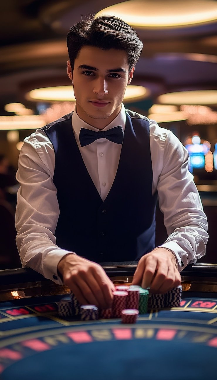 Blackjack action buttons: Hit, Stand, Double Down, Split